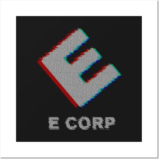 E-corp · Mr.robot Wall Art by Uwaki